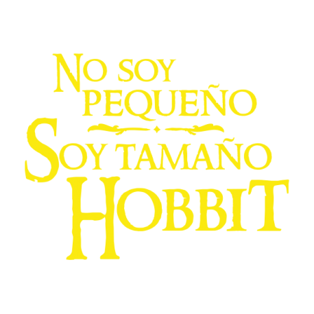 No soy pequeño soy tamaño hobbit