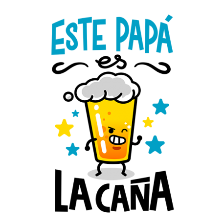 Este papá es la caña - Blanco