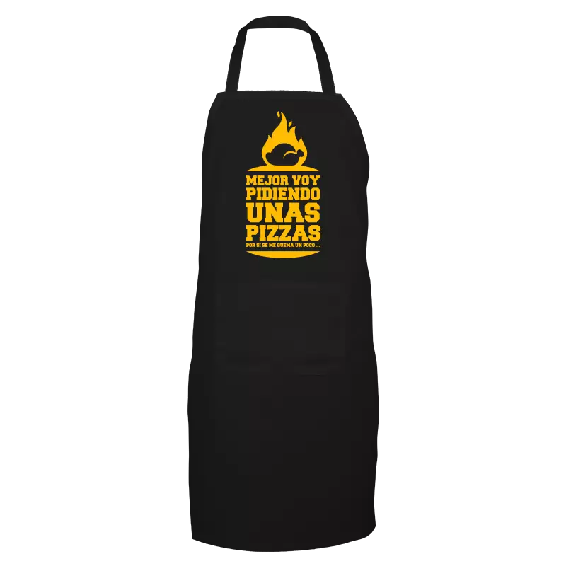 Delantal: Mejor voy pidiendo unas pizzas
