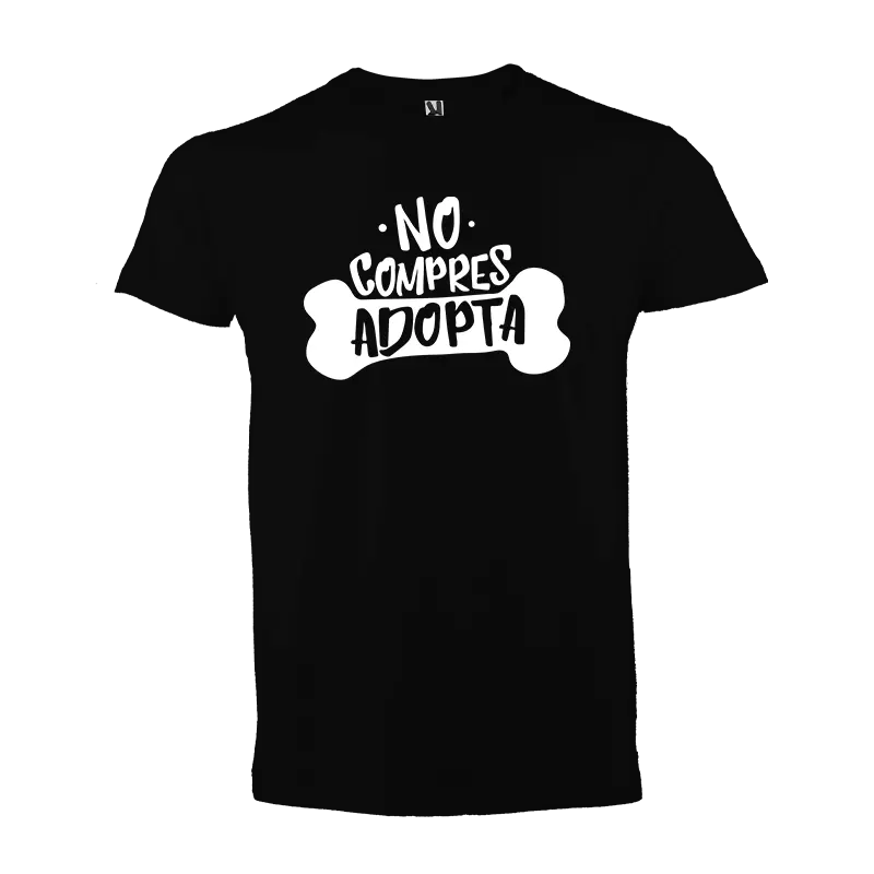 Camiseta: No compres adopta