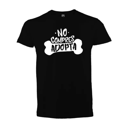 Camiseta: No compres adopta