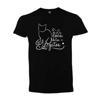 Camiseta: La loca de los gatos