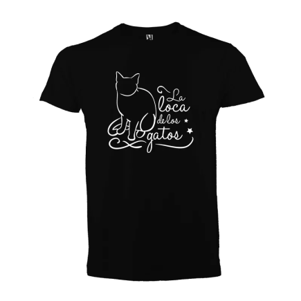 Camiseta: La loca de los gatos