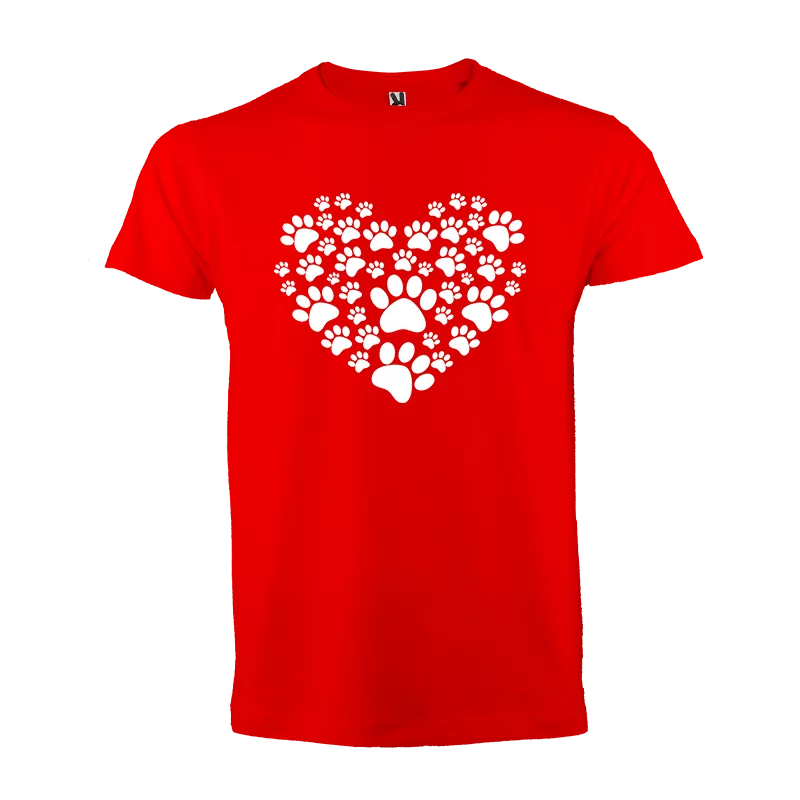 Camiseta: Huellas corazon