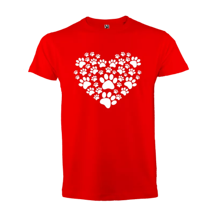 Camiseta: Huellas corazon