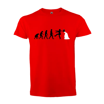 Camiseta: Evolución novio