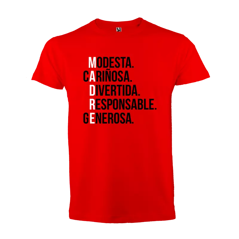 Camiseta: Madre solo una