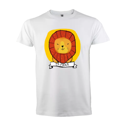 camiseta: Fiera león