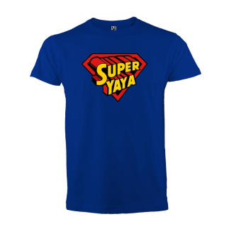 Camiseta: súper yaya azul