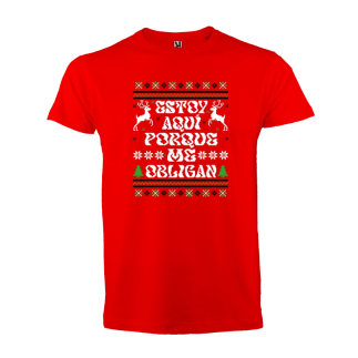 camiseta: Estoy aqui porque me obligan