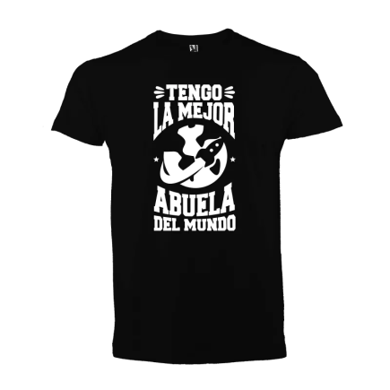 Camiseta: Tengo la mejor abuela del mundo