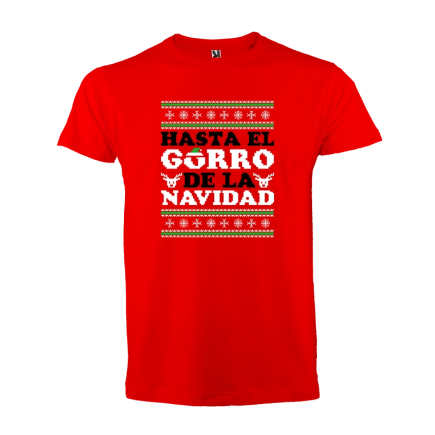 Harto de la Nvidad y las comilonas "-hasta-el-gorro-de-navidad"