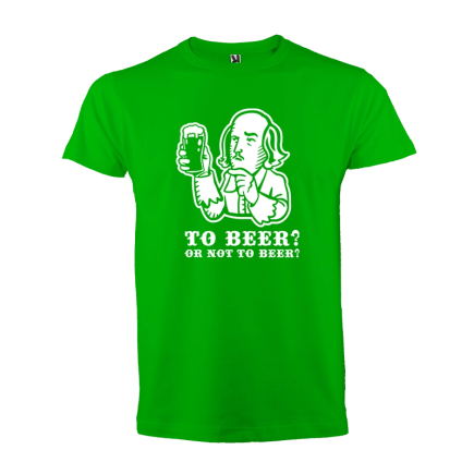 Para los amantes de la cerveza, que no tienen dudas "Too beer or not"