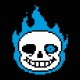 Sans Skull Ojo Azul