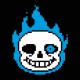 Sans Skull Ojo Azul