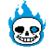 Sans Skull Ojo Azul