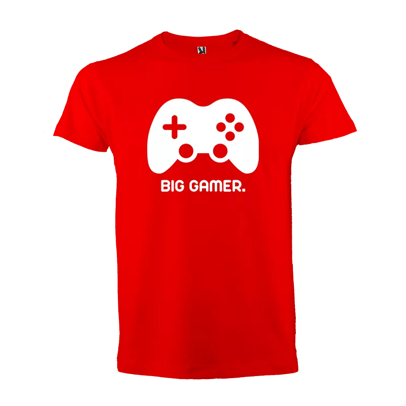 camiseta: Big gamer