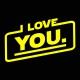 I love you - Frase