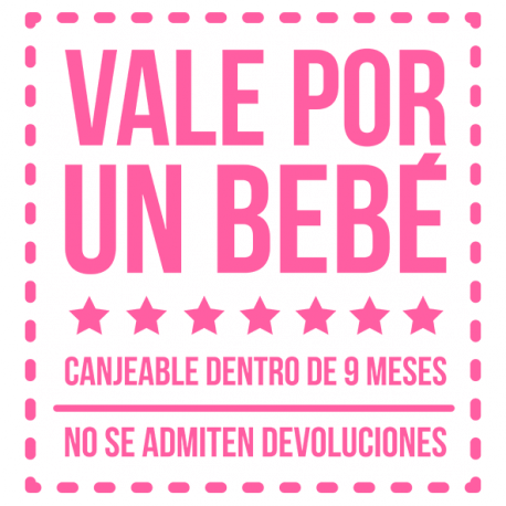 Vale por un bebé - rosa