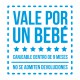 Vale por un bebé - azul