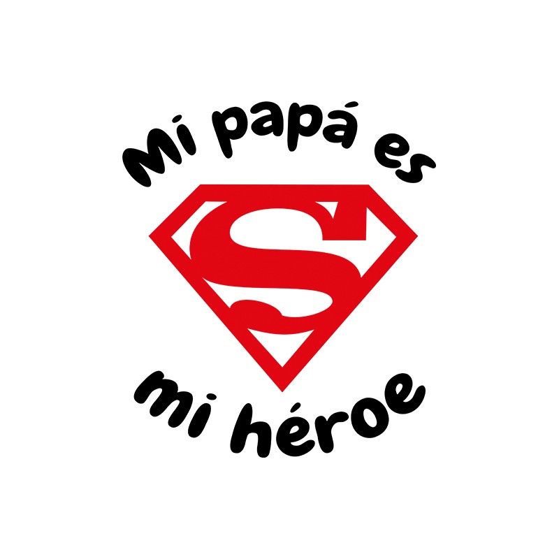 Camiseta Mi papá es mi héroe en Kmikze