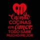 Cuando cocinas con amor - Rojo
