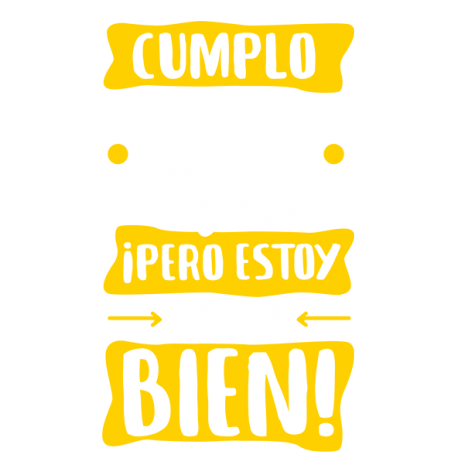 Cumplo 40 pero estoy así de bien