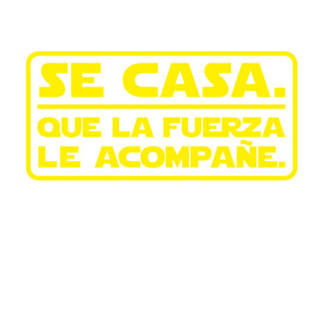 Se casa que la fuerza le acompañe