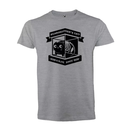 camiseta: Schrodinger's cat 1935
