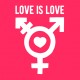 Love is Love - Simbolo Trans
