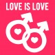 Love is Love - Simbolo Gay