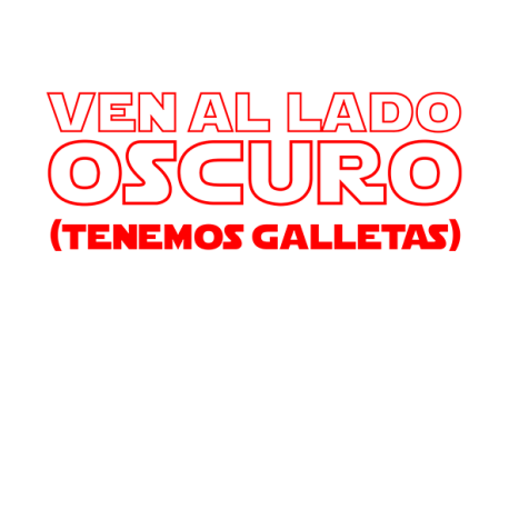 Ven al lado oscuro - Rojo