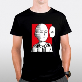 Ok saitama viñeta rojo