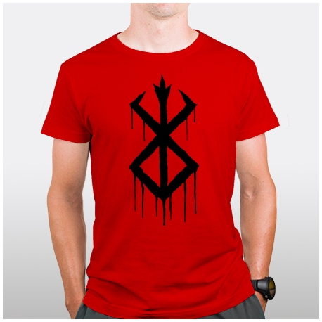 Bioworld Berserk - Camiseta para hombre, símbolo de la marca de sacrificio