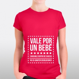 Vale por un bebé - blanco