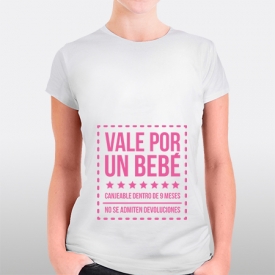 Vale por un bebé - rosa