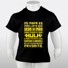 Mi papá es mi superhéroe favorito