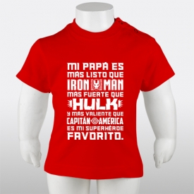 Mi papá es mi superhéroe favorito