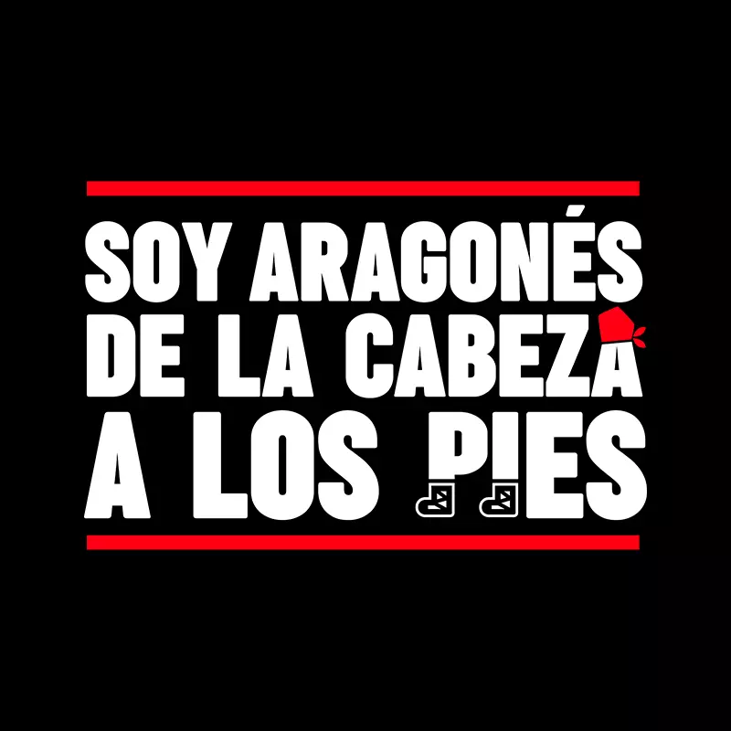 Soy aragones de la cabeza a los pies